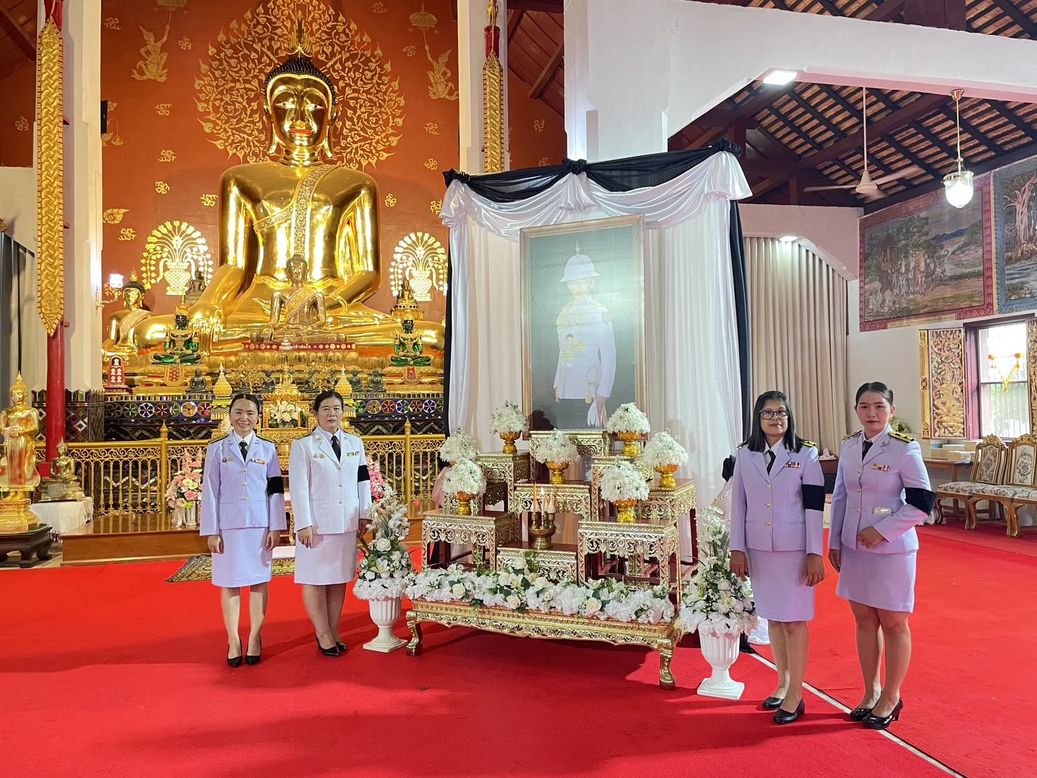 เข้าร่วมพิธีบําเพ็ญกุศล ในวาระครบ 7 วัน (สัตตมวาร)